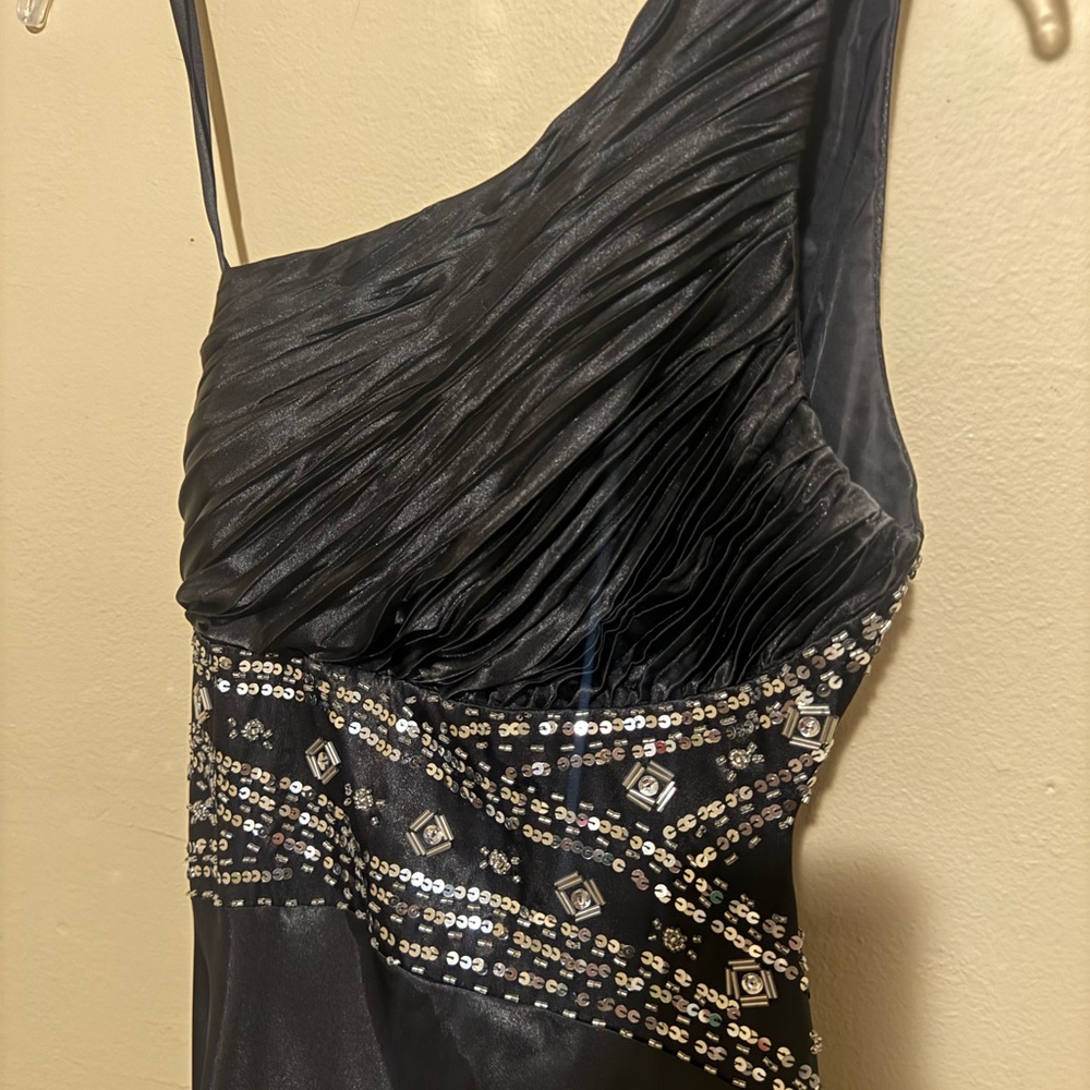 Elegant Black Sequin Dress